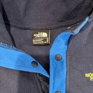 Boys North Face Snap Pullover